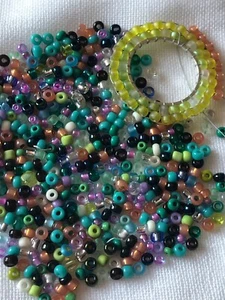 beads beading seed beads size 8 also brick stitch ring jewellery making pendants - Picture 1 of 4