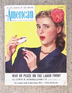 Vintage October, 1945 Issue of The American Magazine - Good Condition - Picture 1 of 2