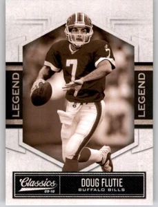 2010 Classics Legend Doug Flutie #d /999 NFL Parallel PWE Insert Bills #216 - Picture 1 of 2