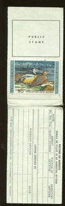 FLORIDA 1973 Resident State Hunting & Fishing License / RW40 Duck Stamp - 326 - Picture 1 of 2