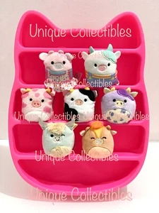 Squishmallows Squishville 2" Connor Bubba Belana Patty & more Display Shelf NEW - Picture 1 of 4