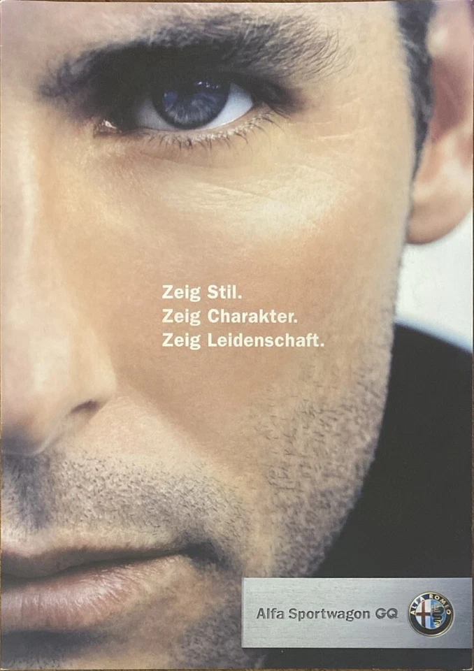 Alfa Romeo 156 Sportwagon GQ Prospekt Brochure Depliant  Foto 1 de 1