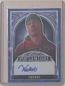 TUCKOT AUTOGRAPH #/D 2/3 2024 LEAF POP CENTURY TV CARD TIKTOK CONTENT CREATOR - Picture 1 of 3