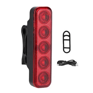 Cycle Tail Light Rechargeable Rear Light Bright Led Tail Light for Night Riding - Picture 1 of 11