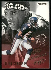 1994 Fleer NFL Football Award Winner Card #3 or 5 Deion Sanders HOF Falcons - Picture 1 of 2