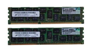 2 x Micron 8GB 2Rx4 PC3-10600R 240 pin MT36JSF1G72PZ-1G4M1FE SERVER Ram - Bild 1 von 1