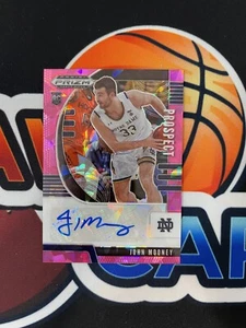 2020 JOHN MOONEY PRIZM DRAFT PICKS PINK ICE PROSPECT AUTO RC #PA-JO NOTRE DAME  - Bild 1 von 2