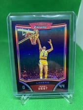 2008-09 Bowman Chrome Refractors #110 JERRY WEST /499  Los Angeles Lakers