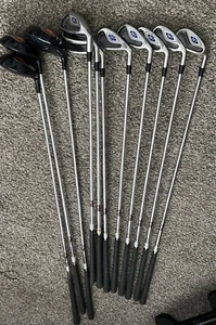 True Temper DFT Turbo Steel Right Hand Golf Iron Set Of 11 Mens - Picture 1 of 10