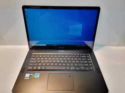 Asus Zenbook Pro i7-7700HQ GTX 1050Ti 16GB 512GB SSD Touchscreen Gaming Laptop - Image 1 of 3