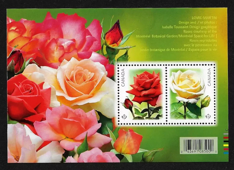 Canada - Scott 2727 - VFNH - Roses - 2014 - Image 1 of 1