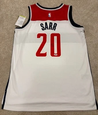 Alex Sarr Signed Washington Wizards Jersey PSA COA Autograph L - Image 1 of 3