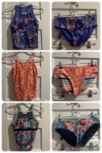 Athleta Girl Size Large (12) & XL (14) Tankini Swim Sets - Picture 1 of 13