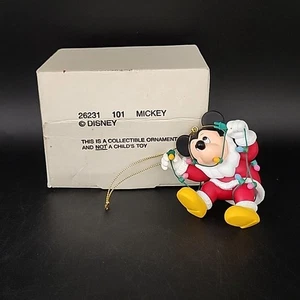 Vintage Disney Grolier Mickey Christmas Holiday 26231 101 Ornament w/Box - Picture 1 of 5