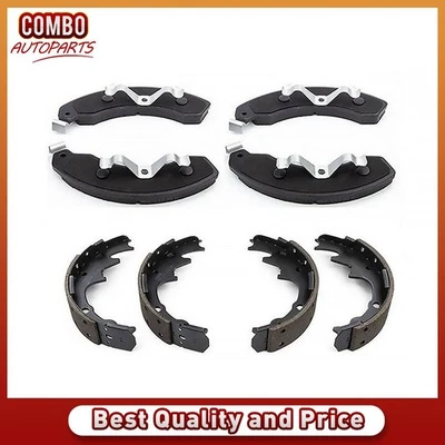 Front Brake Pads Rear Brake Shoes for 1979 Ford Mustang 2.8L - Image 1 of 4