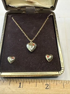Juego de collar y pendientes vintage The Marquis Collection caja original - Imagen 1 de 7