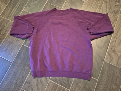 Sudadera vintage años 90 Just My Size en blanco para mujer cuello redondo talla 1X púrpura  Foto 1 de 4