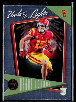 2022 Panini Legacy #UL-9 Drake London Under the Lights - Image 1 of 2