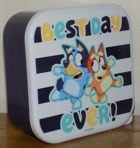 Bluey Brotdose/Snackdose GROß mit Bluey & Bingo - BRANDNEU - Bild 1 von 1