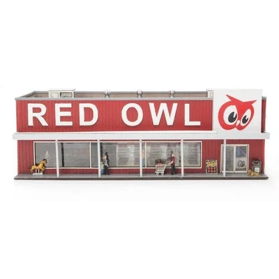 Menards 279-3472 O Scale Red Owl Grocery Store - Lighted / Vent - New in Box - Image 1 of 4