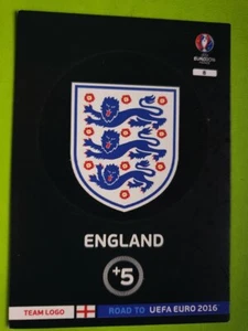 #8 Escudo (Selección de Inglaterra) Road to UEFA Euro 2016 Francia - PANINI - Imagen 1 de 1