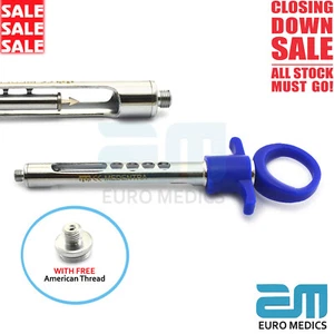 Dental Syringes Self Aspirating Cartridge Intraligamental Passive Anesthetics CE - Picture 1 of 2