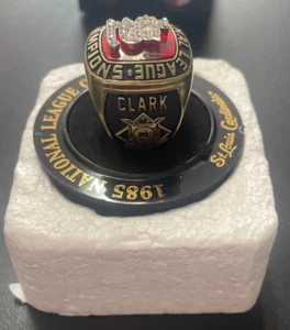 Anillo misterioso réplica campeones de la Liga Nacional 1985 SGA StL Cardinals Jack Clark - Imagen 1 de 5