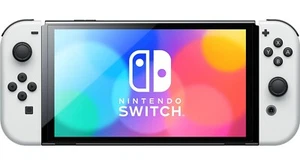 Nintendo Switch modello OLED con Joycon bianchi 64gb HEG-001 - Foto 1 di 7