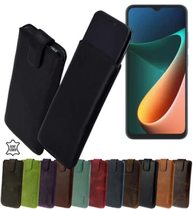 Funda de cuero auténtico Suncase® para móvil Oscal C80 - Imagen 1 de 21