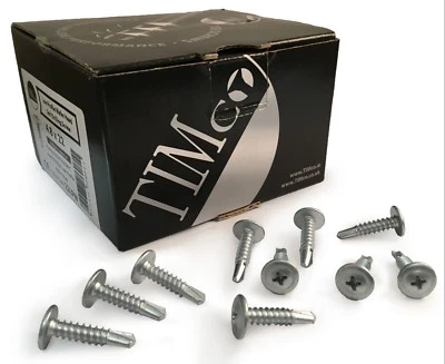 TIMco Low Profile Wafer Head Self Drilling Metal Framing Screws Bolt 4.8 x 22mm