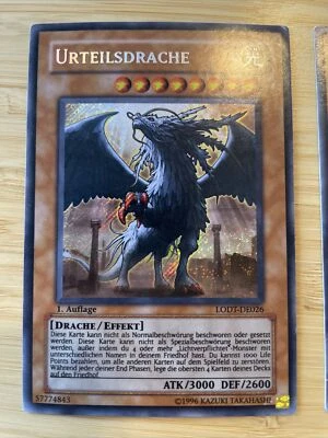 Yu-Gi-Oh! Judgment Dragon GERMAN  | Secret | 1st Ed. | LODT-EN026 LP LODT-DE026 - Image 1 of 4