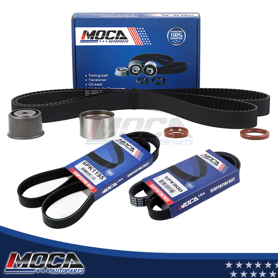 Timing Belt Kit Drive Belt Set for 2002-2006 Hyundai XG350 Kia Sedona 3.5L DOHC - Image 1 of 4