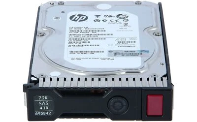 HP - 695510-B21 - HP 4TB 6G SAS 7.2K rpm LFF (3.5-inch) SC Midline   Hard Drive - Bild 1 von 3