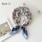 Wave Point Headscarf Silk Scarf Striped Plaid Print Neckerchief Decorative ❤