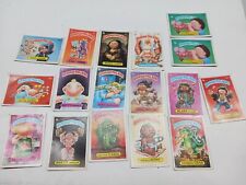 Garbage Pail Kids Cards Stickers 1985 1986  Lot of 17