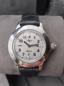 Vintage Soviet  Watch Luch for the blind 1990s quartz Men's USSR - Picture 1 of 23