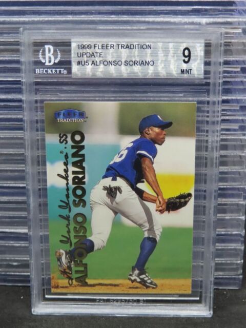  2000 Just Minors Alfonso Soriano Yankees Rookie Card - Mint  Condition Ships in a Brand New Holder : Collectibles & Fine Art