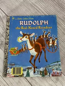 VTG. Rudolph the Red-Nosed Reindeer Little Golden Book Illustrated 1976 - Imagen 1 de 4