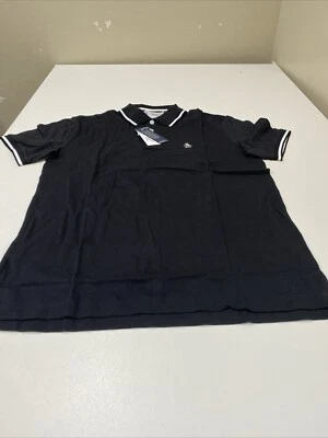 Penguin By Munsingwear CONTRAST TIPPING POLO Black Size S - Image 1 of 3
