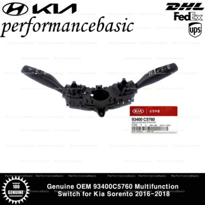 Genuine OEM 93400C5760 Multifunction Switch for Kia Sorento 2016-2018 - Image 1 of 3