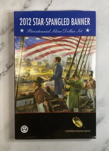 2012 Star-Spangled Banner - Bicentennial Silver Dollar Proof Set - Picture 1 of 4
