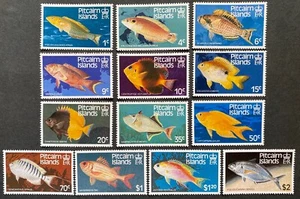 PITCAIRN IS QE II 1984 CORAL TROPICAL MARINO. Peces montado sin montar o nunca montado - Imagen 1 de 1