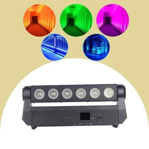 Batería recargable LED lavadora de pared 6*18W RGBWAUV 6 en 1 etapa luz de cabeza móvil - Imagen 1 de 7