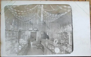 Zigarren & Tabakladen Laden Innenraum 1910 Realphoto Postkarte - Tobacciana - Bild 1 von 1