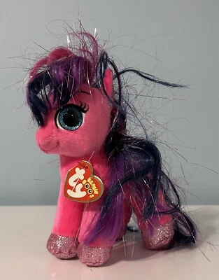 TY Beanie Boos 6" RUBY Pink Pony Plush Stuffed Animal Toy NWT - Image 1 of 2