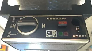 Riproduttore Cassette x Auto GRUNDIG AC 221 anni 70 c-supporto Autoradio OTTIMO - Imagen 1 de 4