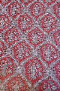 Wallpaper Vintage Chinoiserie Oriental Red by Motif - Picture 1 of 3