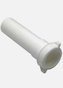 Tubo de extensión de drenaje de lavatorio/cocina, plástico blanco, 6 pulgadas - Imagen 1 de 1