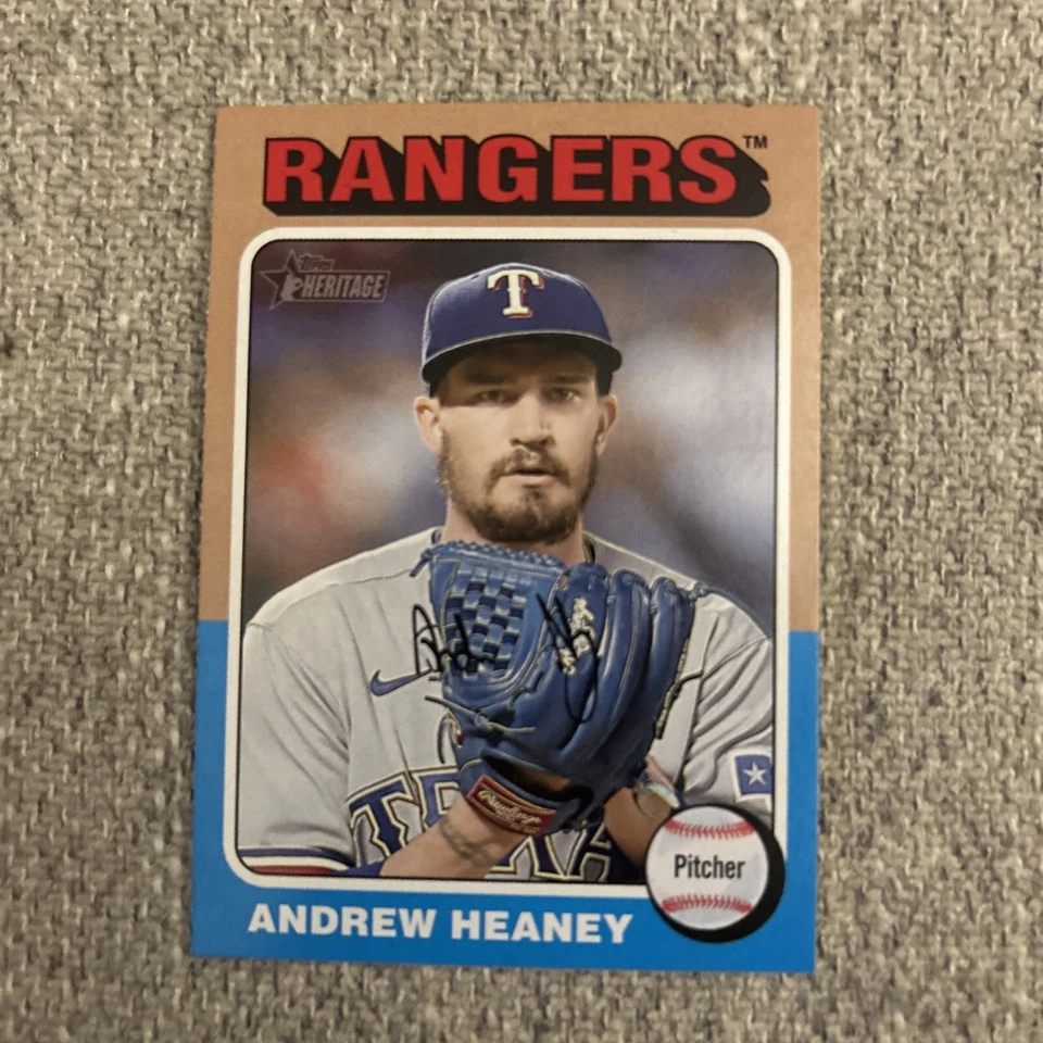 2024 Topps Heritage - #478 Andrew Heaney - Image 1 of 2