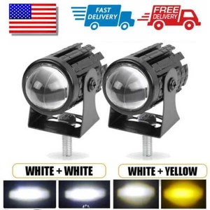 2x Mini foco LED faros de motocicleta alto-bajo conducción antiniebla offorad ATV UTV EE. UU. - Imagen 1 de 32